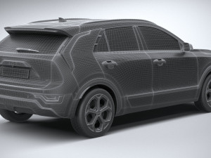 Kia Niro 2023 3D Model
