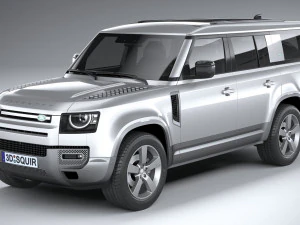 Land Rover Defender 130 2023 3D Model