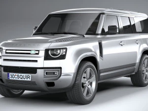 Land Rover Defender 130 2023 3D Model