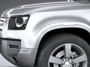 Land Rover Defender 130 2023 3D Model