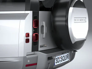 Land Rover Defender 130 2023 3D Model
