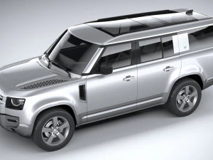 Land Rover Defender 130 2023 3D Model