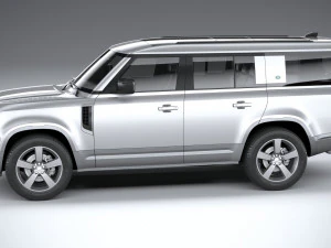 Land Rover Defender 130 2023 3D Model
