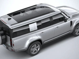 Land Rover Defender 130 2023 3D Model