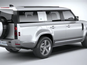 Land Rover Defender 130 2023 3D Model