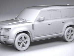 Land Rover Defender 130 2023 3D Model