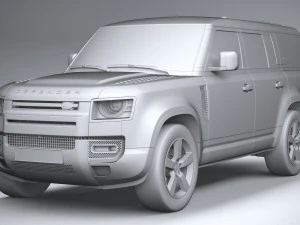 Land Rover Defender 130 2023 3D Model