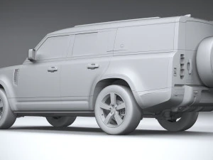 Land Rover Defender 130 2023 3D Model