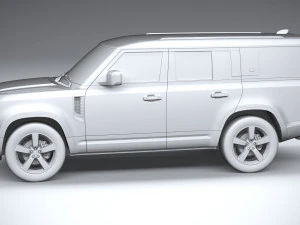 Land Rover Defender 130 2023 3D Model