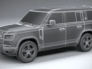 Land Rover Defender 130 2023 3D Model