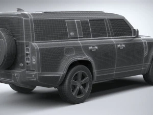 Land Rover Defender 130 2023 3D Model