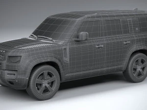 Land Rover Defender 130 2023 3D Model