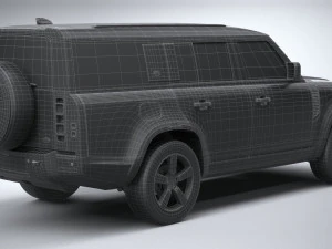 Land Rover Defender 130 2023 3D Model