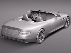 AAudi A3 2009 3-door 3D Model