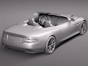 AAudi A3 2009 3-door 3D Model