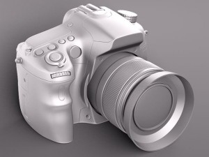 Sony Alpha 77 Photo Camera 3D-Modell
