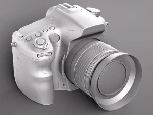 Sony Alpha 77 Photo Camera 3D Model