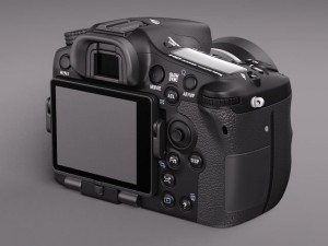Sony Alpha 77 Photo Camera 3D-Modell