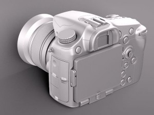Sony Alpha 77 Photo Camera 3D-Modell