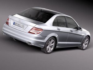 Mercedes-Benz C-class Sedan 2012 Modello 3D