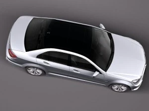 Mercedes-Benz C-class Sedan 2012 3D Model