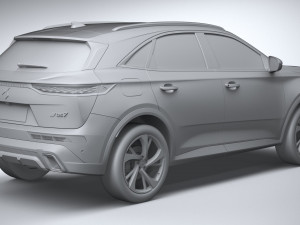DS 7 2023 Modelo 3D