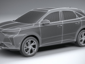 DS 7 2023 Modelo 3D