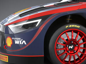 Hyundai i20 N WRC Rally1 2022 Lowpoly 3D 模型