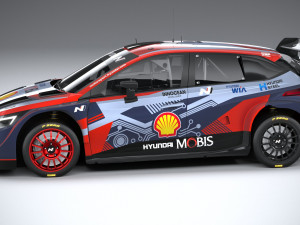 Hyundai i20 N WRC Rally1 2022 Lowpoly 3D 模型