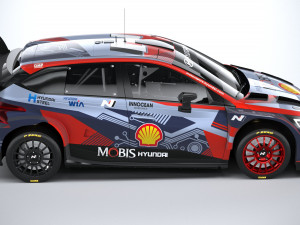 Hyundai i20 N WRC Rally1 2022 Lowpoly 3D 模型
