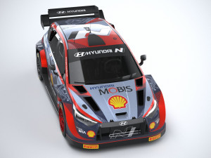 Hyundai i20 N WRC Rally1 2022 Lowpoly 3D 模型
