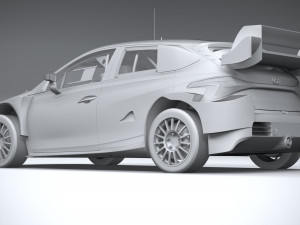Hyundai i20 N WRC Rally1 2022 Lowpoly 3D 模型