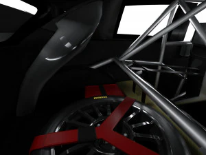 Hyundai i20 N WRC Rally1 2022 Lowpoly 3D Model