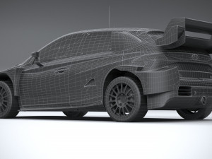 Hyundai i20 N WRC Rally1 2022 Lowpoly 3D 模型