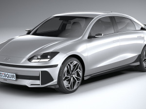 Hyundai Ionic 6 2023 3D Model