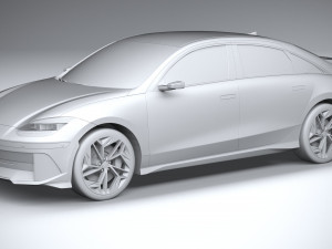 Hyundai Ionic 6 2023 3D Model