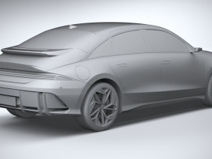 Hyundai Ionic 6 2023 3D Model