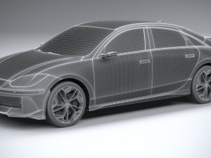 Hyundai Ionic 6 2023 3D Model