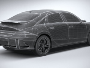 Hyundai Ionic 6 2023 3D Model
