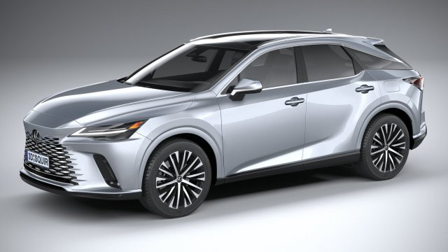 Lexus RX 450 2023 3D Model .c4d .max .obj .3ds .fbx .stl .blend 