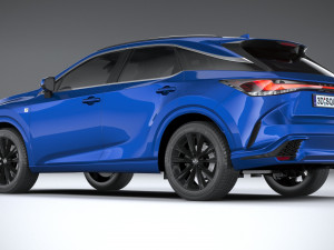 Lexus RX 500 2023 3D Model