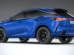 Lexus RX 500 2023 3D Model