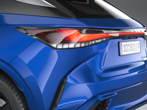 Lexus RX 500 2023 3D Model