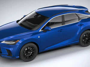 Lexus RX 500 2023 3D Model