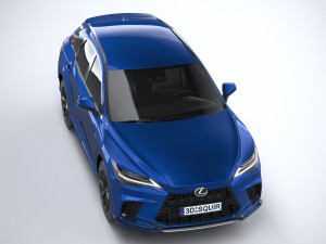 Lexus RX 500 2023 3D Model