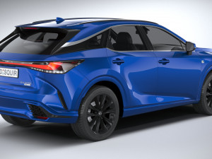 Lexus RX 500 2023 3D Model