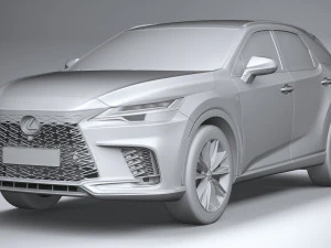 Lexus RX 500 2023 3D Model