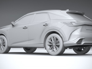 Lexus RX 500 2023 3D Model