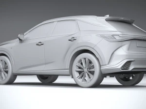 Lexus RX 500 2023 3D Model