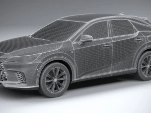 Lexus RX 500 2023 3D Model